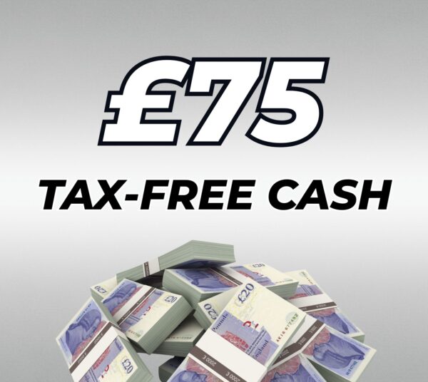 8 points | £75 Cash